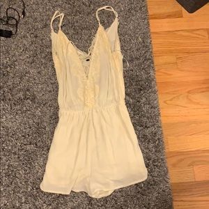 Yellow Kylie and Kendal pacsun romper